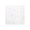 Picture of PAPER NAPKINS DOTS WHITE 33X33CM